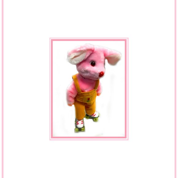 New Rare & Unique Skating Plushy Bunny While Music Is Playing